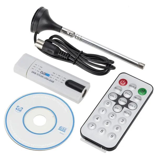 Box Digital Satellite DVB T2 USB -TV -Stick für DVBT2/DVBC/FM/DAB TV Tuner USB Dongle PK MK809IV mit Remote