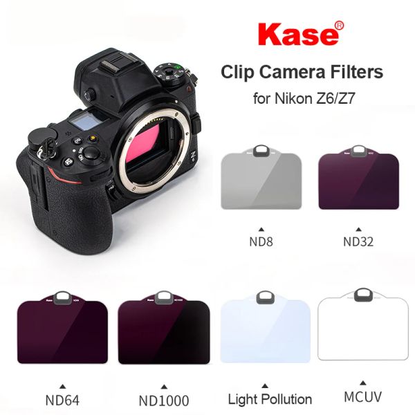 Acessórios Kase Clipin Camera Filtro para Nikon Z5 / Z6 / Z7 / Z6 II / Z7 II (Densidade UV / Neutro / filtro de poluição da luz noturna neutra)