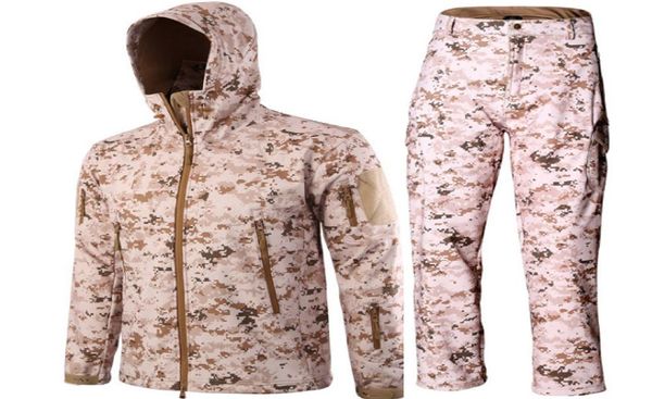 Lurker Haut Weichschalenjacken Männer gleichmäßige taktische Jacke wasserdichte Fleece -Mäntel Camouflage Windbreaker Suit 4312683