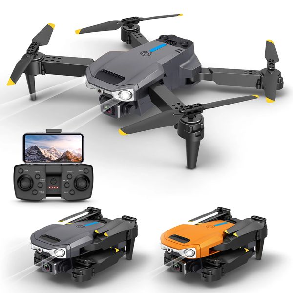 Drones Mini Profesyonel Drone 4K HD Elektrikli ayarlanmış kamera fırçasız motor katlanabilir RC Quadcopter çocuklar için hediye fotoğrafçılığı