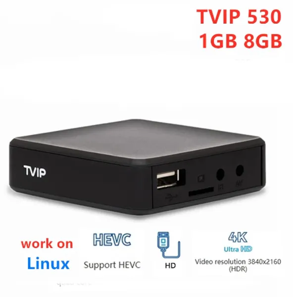 Box TVIP530 TVIP 530 Box 1GB 8GB Amlogic S905W Quad Core Core TV Box Sbox v.530 3840x2160 4K на Linux TVIP V530