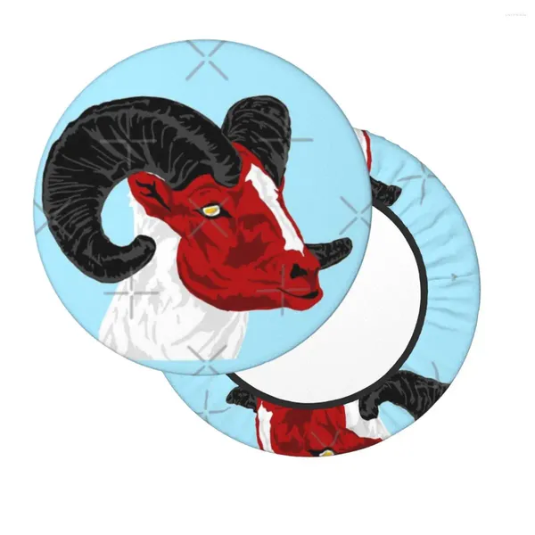 Pillow Goats Head Island Round Bar Chave Chave Decor Festival Festival Gift Adequado para o escritório