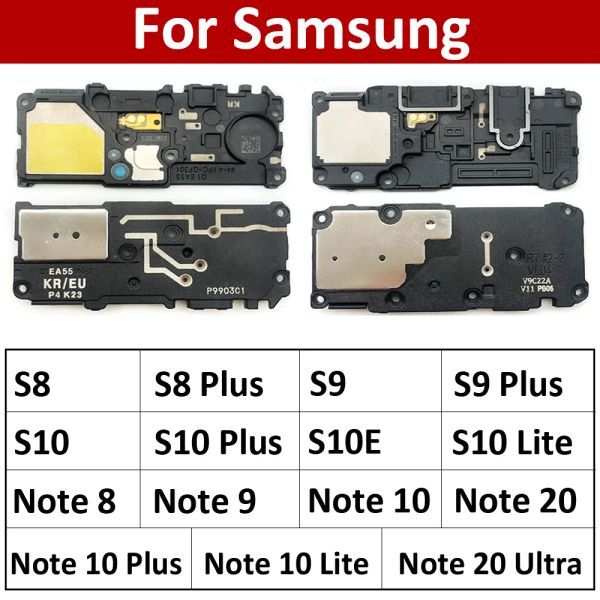 Para Samsung S8 S9 S10 S10E Nota 8 9 10 20 Plus Ultra Lite Buzzer Ringer Loud Alto Alto -falante Cabo Flex
