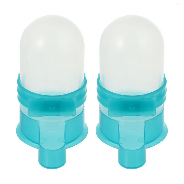 Diğer Kuş Malzemeleri 2 PCS Su Besleyici Waterer Toddler Sinek Kuşları Hamster Şişesi PP Otomobil içme aracı