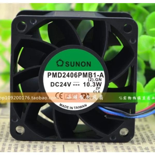 PADS Fã original da CPU para Tajun PMD2406pmb1a 24V 10.3W 6038 Fan de resfriamento 60*60*38mm