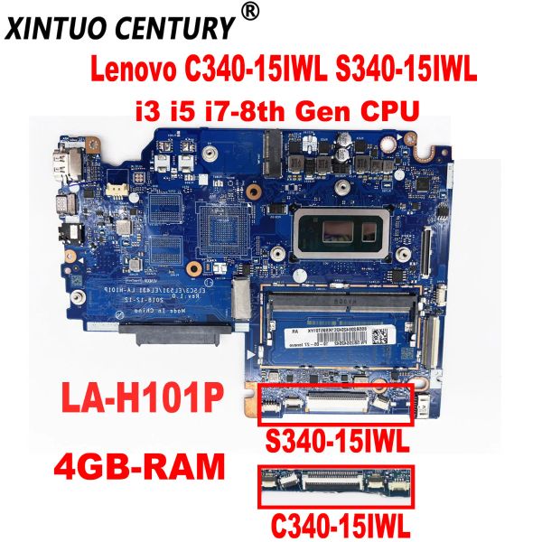 Motherboard EL5C3/EL531/EL431 LAH101P für Lenovo C34015IWL S34015IWL Laptop Motherboard mit i3 i5 I78TH Gen CPU 4GBRAM DDR4 100% Test