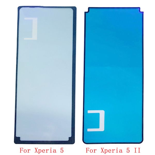 2pcs Orijinal Pil Kapağı Sony Xperia için Yapışkan Çıkartma Tutkalı 1 1 II 5 II 10 II 10 III XZ1 XZ2 XZ3 Yapışkan Çıkartma Parçaları