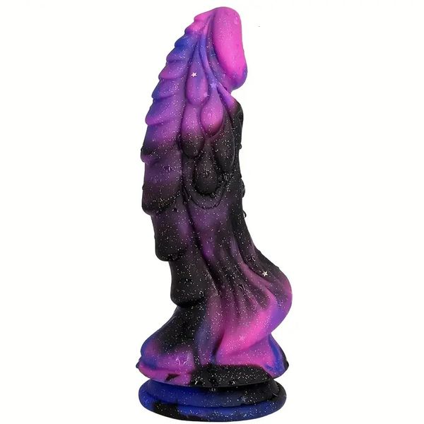 Dragon Dildo for Women Big Anal Dildo com Copa de Sucção Monstro Moldagem Dildo Silicone Anal Plug Prostate Massager Toys para homens 240401