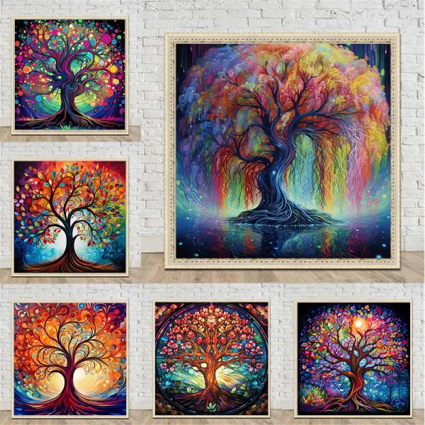 Diamantmalerei den Baum des Lebens mythisch volle Übungen 5d DIY Home Decor Mural Mosaik Stickst