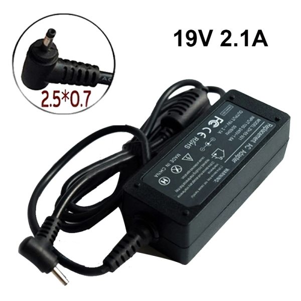 Adattatore AC AC 19V Alimentatore per laptop 2.1A Adattatore Caricatore di alimentazione per Asus EEE PC 1001HA 1001P 1001PX 1005HA 1016 1016P 1215PW 1215N