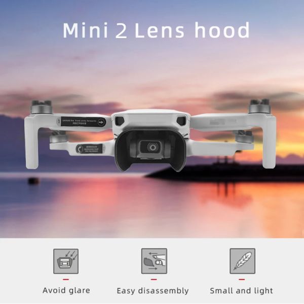 Droni per lenti DJI Mavic Mini 1/2/SE Cover AntiglaRe Sun Shade Sunhood Gimbal Camerazione Protezione Protezione Cappuccio di protezione Droni Accessori per droni