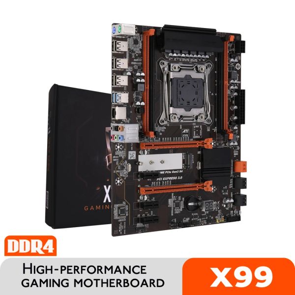 Материнские платы X99 LGA 20113 Поддержка материнской платы Xeon E5 V3 V4 CPU MAX 64GB DDR4 Память SATA 3.0 NVME M.2