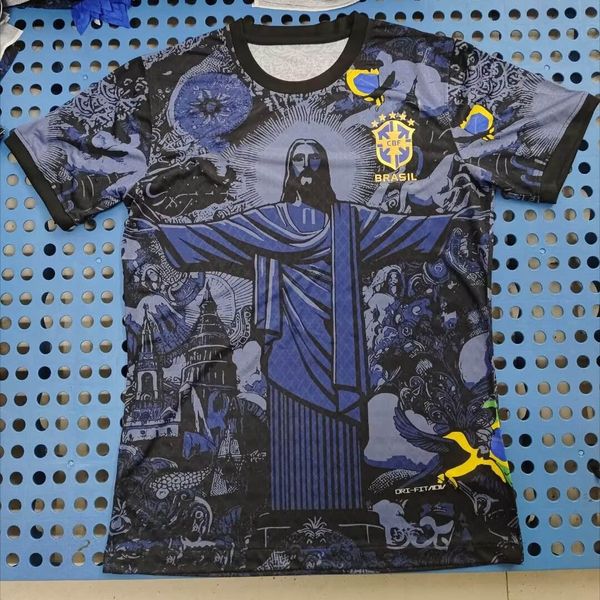 2024 camisas de futebol brasilas 24 25 Casemiro L.Paqueta Conceito especial Richarlison Neymar Shirt Raphinha G.Jesus Vini Jr Rodrygo Kit Kit Uniforme de futebol