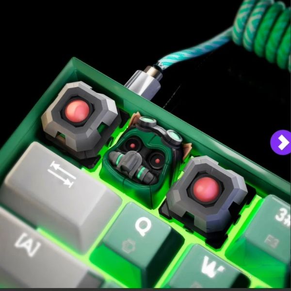 Accessori Originale LOL KeyCaps Team Omega The Swift Scout Teemo Caratteri tappi per tastie anime per tastiera per tastiera meccanica Gamer