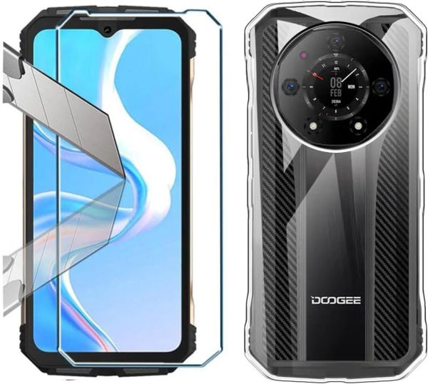 2-в-1 корпус + стекло для Doogee V31 GT V30 Pro Protector Protector Glass для Doogee V31 GT V30 защитная стеклянная пленка