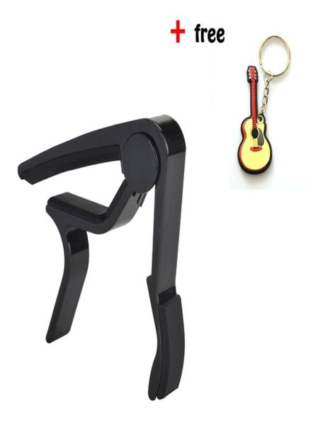 Schwarze Gitarren -Capo -Musiker empfohlen Capos für akustische Elektrik oder Guitarr perfekt für Banjo und Ukulele Aluminium2118969