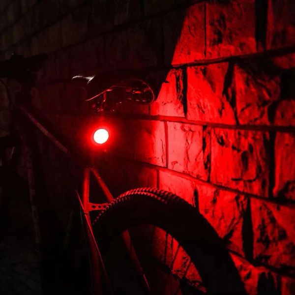 Luce in bici ricaricabile USB Mini avvertimento Waorthing LED impermeabile Elight cavalcatura posteriori posteriori della lampada da biciclette posteriore