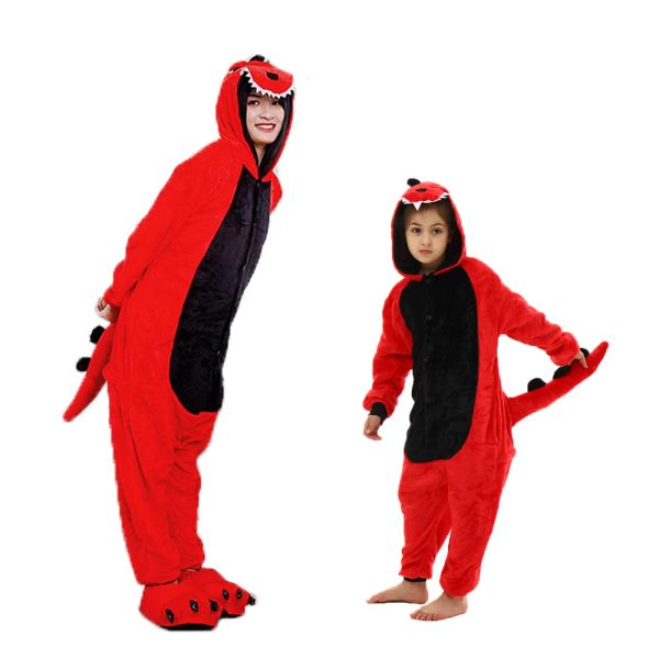 Regalo di Natale per bambini Animal Kigurumi Pijama Outfit abbinata per famiglia Unicorno Set di abbigliamento da sonno materno per bambini salti da pigiama