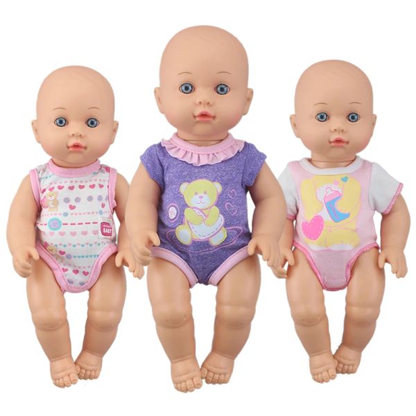 Novo vestido de roupa de verão para boneca e acessórios de boneca e acessórios de boneca de 30 cm de bebê renascidos