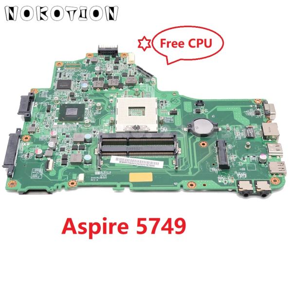 Acer Aspire 5349 5749 Dizüstü Bilgisayar Anakart DA0ZRLMB6D0 MBRR706001 Ana Kurulu HM65 UMA DDR3 ÜCRETSİZ Celeron CPU