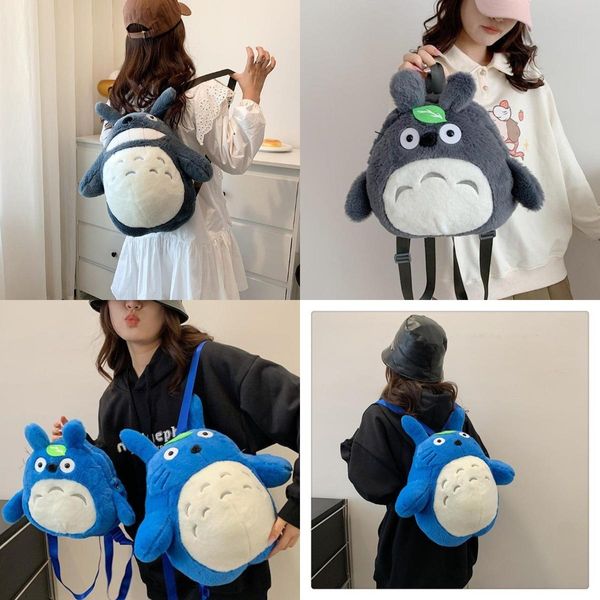 Kleiner Großhandel Anime Plüsch Cartoon-Rucksack für Mädchen, süße, weiche und komfortable Schulter-Cross-Body-Tasche, Eltern-Kind-Geschenk