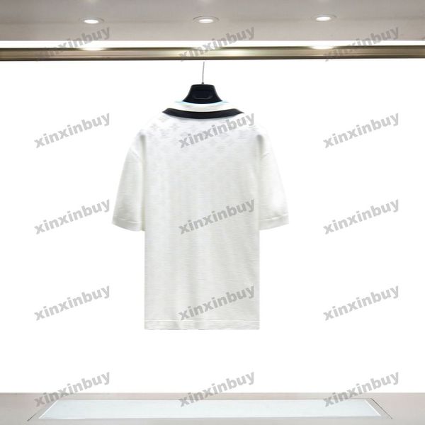 Xinxinbuy Men Designer Tee camise