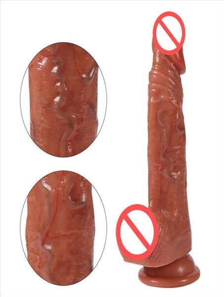 Секс реалистичные фаллоимитаторы дилдо мастурбатор гибкий пенис с сильной всасывающей чашкой супер -стимулирующей дилдо эротические игрушки для женских 5640817
