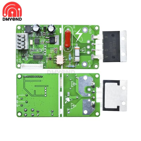 40A/100A Digital LCD Spot Solding Máquina de soldagem dupla Duplo Codificador de Pulso Dual Time Controle da placa de solda Controlador eletrônico