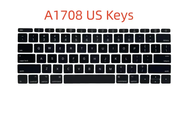 Клавиатуры ноутбук US UK SP GR FR FR A1708 Ключи клавиш для MacBook Pro Retina 13 