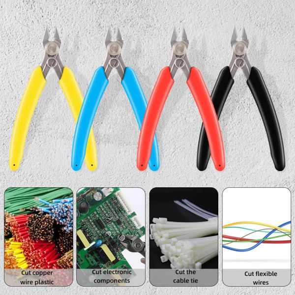 Mini alicates diagonais 1pc Eletricistas cortadores de fio Multitool Cable Tools para pescar jóias de modelo de reparo elétrico DIY