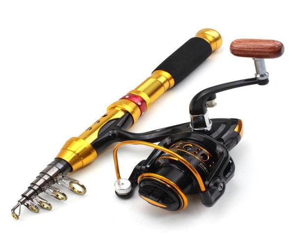 Mini 15m 18m 21m 24m 27m Viagem Hastes de pesca de bolso Tackle portátil Pólo de pesca telescópica Tackle