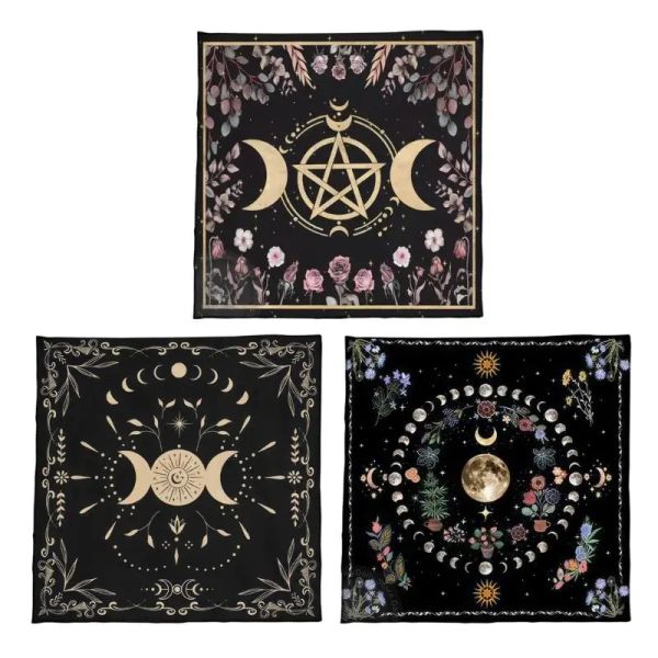 Flaneta quadrada Tarot Altar TODRO PLACO DO CAMPO ASTROLÓGICO ORACLES PAD CARTA DE TABELA DE TABELA DIVINAÇÕES DA TABLEAÇÃO GXMF