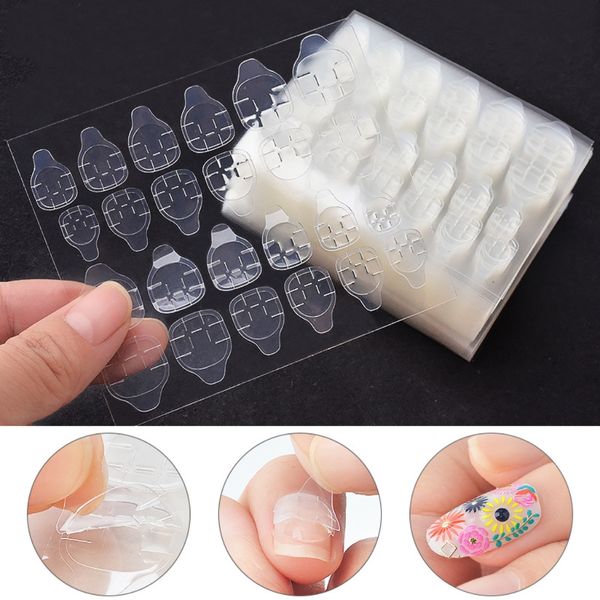 Colla gelatina per chiodo a doppia faccia falsa nail art adesiva coco colla adeguato colla finta glu unghie super viscoso