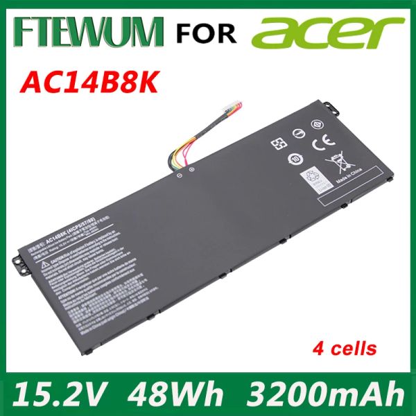 Batterie per laptop Notebook Batteria del computer Batteria AC14B8K 48Wh per Acer Aspire CB3111 CB5311 ES1511 ES1512 ES1520 S1521 ES1531 ES1731