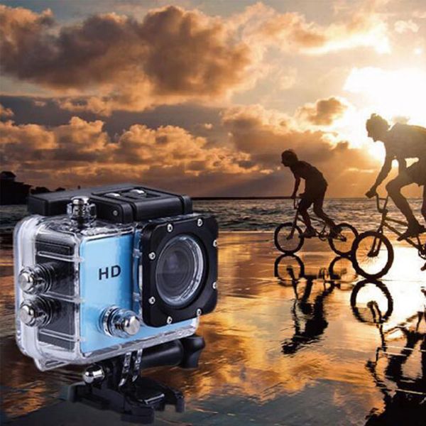 Kameras Freestyle 2inch LCD 1080p Full Action Kamera 30 Meter wasserdichtes DV -Kamera Sport Helm SJCAM DVR00