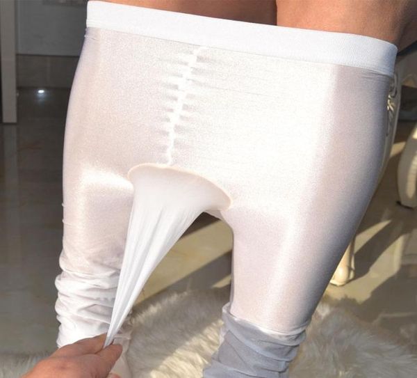 Sexy Männer, die 70d Glossy Penisscheide Hahn Pantyhose Strumpfhosen Strumpfhosen Strumpfstrümpfe Männlich schwuler Sissy Erotik Unterwäsche Men039s9783611