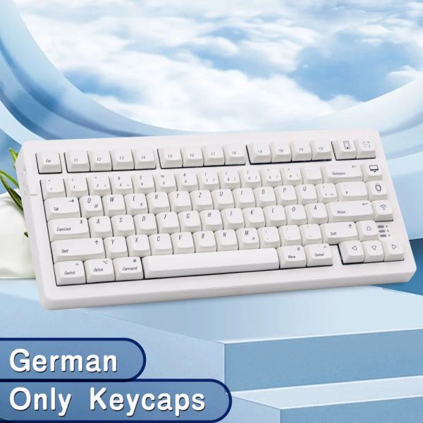 Zubehör Customisierte personalisierte Tastaturen XDA -Profil Kirschprofil PBT -Schlüsselkappe für GMK Cherry MX Switch Deutsche mechanische Tastatur