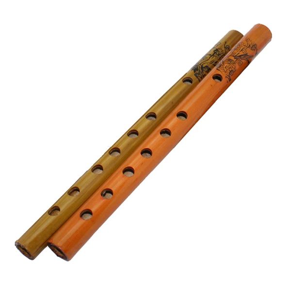 24 cm chineses tradicionais 6 buracos de bambu flauta vertical clarinete estudante instrumentos musicais do ensino fundamental