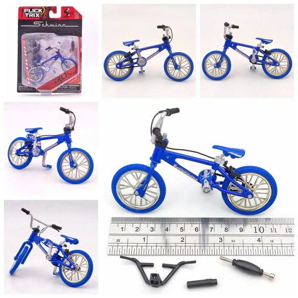 Flick Trix Miniatura BMX Bike Premium Premium Deathtrap Bicycle Diecast Toys