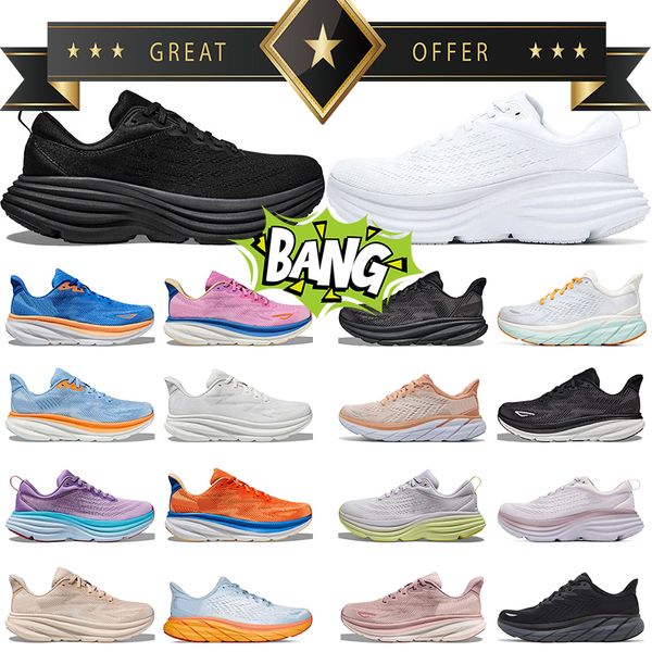 24h Shipping Bondi 8 Scarpe da donna Mens People Free Run Shoe Clifton 8 9 Sports Triple White Black Challenger 7 Spazio di sabbia da corsa a sabbia mutevole