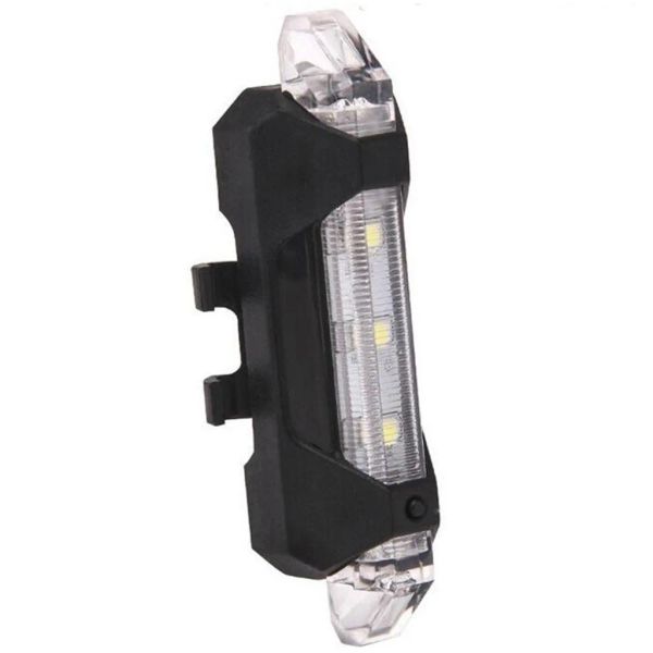 5 LED USB ricaricabile ricaricabile in bicicletta per biciclette ciclista di sicurezza ciclistica allarme posteriore lampada posteriore bici da strada e leggera flash leggera flash lightlight