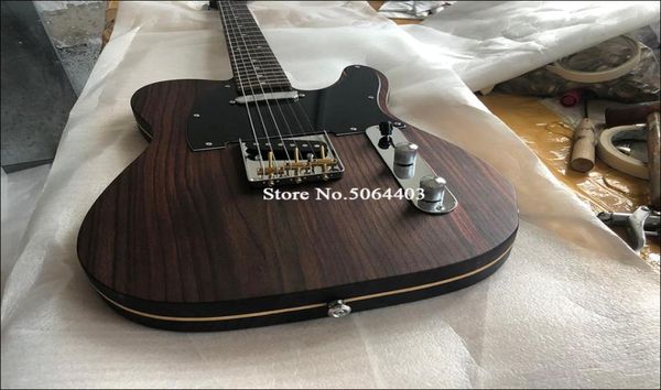 Paulwaller GeorgeHarrison All Rosewood Elektro Gitar 3 Eyer Köprüsü Vintage Tuner Yuvarlak Giriş Jack9460494