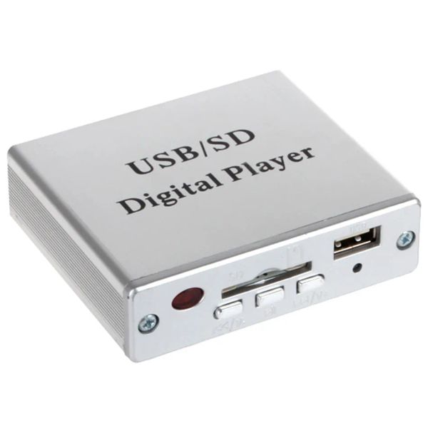 Jogadores Novo amplificador de energia portátil MP3 SD USB Audio Player Reader 3letrônico Controle de teclado com remoto