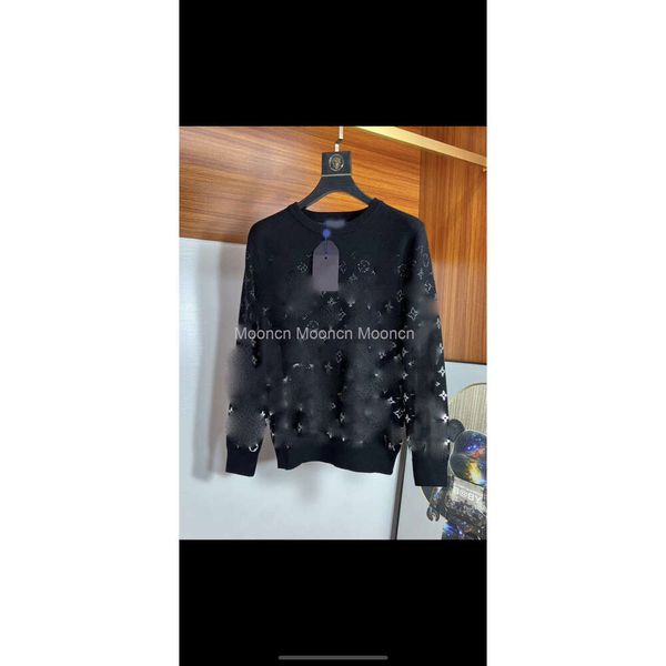 2024 Sweater casual suéter o-pescoço listrado fit fit calwwear es outono inverno mass suéteres pulôver de pulôver masculino puxar homme xs-l .11