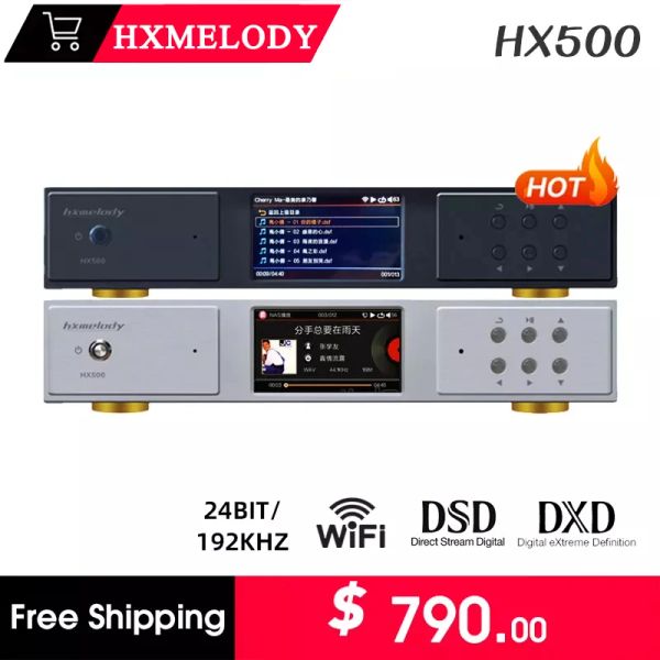 Радио HXMelody HX500 ES9038PRO DSD512 SACD Digital Turntable CD -CD FLAC Music Audio Hifi Streaming Media Player PCM768KHZ