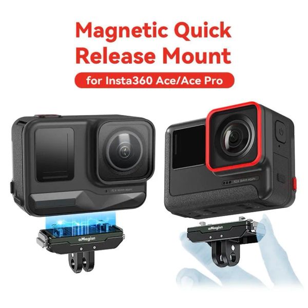 Accessori per Insta360 Ace Pro Magnetic Quick Release Baset Baset per Insta360 Ace/Ace Pro Action Camera Holder Insta360 Accessori Insta360