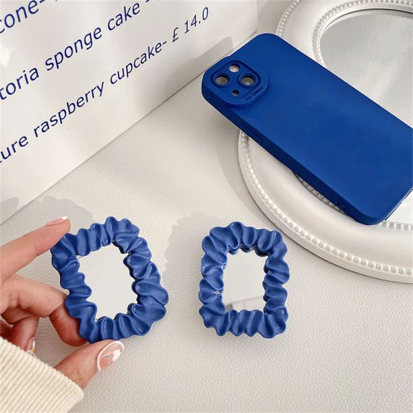 Niedliche Creme Kleber Liebe Herzspiegel -Klammer Ins Telefon Gript Took Griptok Halter Ring für iPhone 11 13 Zubehör Telefonständer Halter