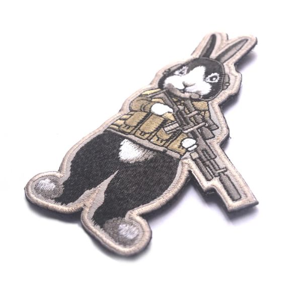 Anime Cat One Tactics Patch Peggy und Botasky Funny Badge Die 12 chinesischen Zodiacs Armband Bunny Military Patch für Kleidung