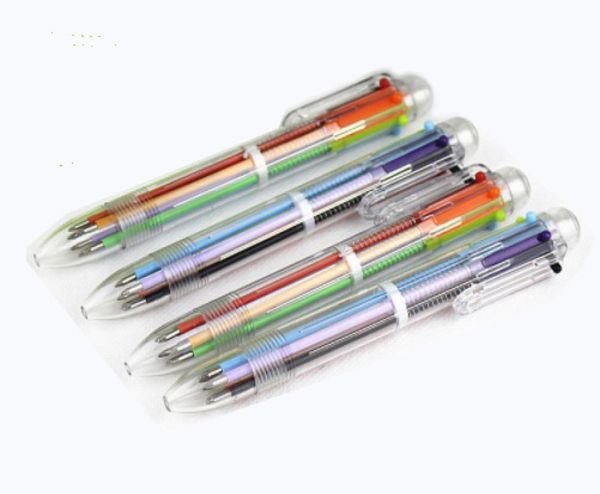 Волшебная мода многоцветная шариковая ручка 0 5 мм новинка Многофункциональная часть 6 композитов 1 красочные канцелярские товары Creative Child Chrismas GI3234334