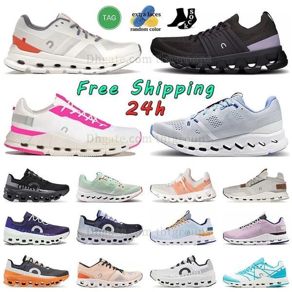 Cloud di spedizione gratuita x3 maschi da donna Scarpe casual designer sneaker esterno allenatore esterno nuvole mostri nova surfer vista swift 3 x 5 rosa caldo rosa e bianco nero